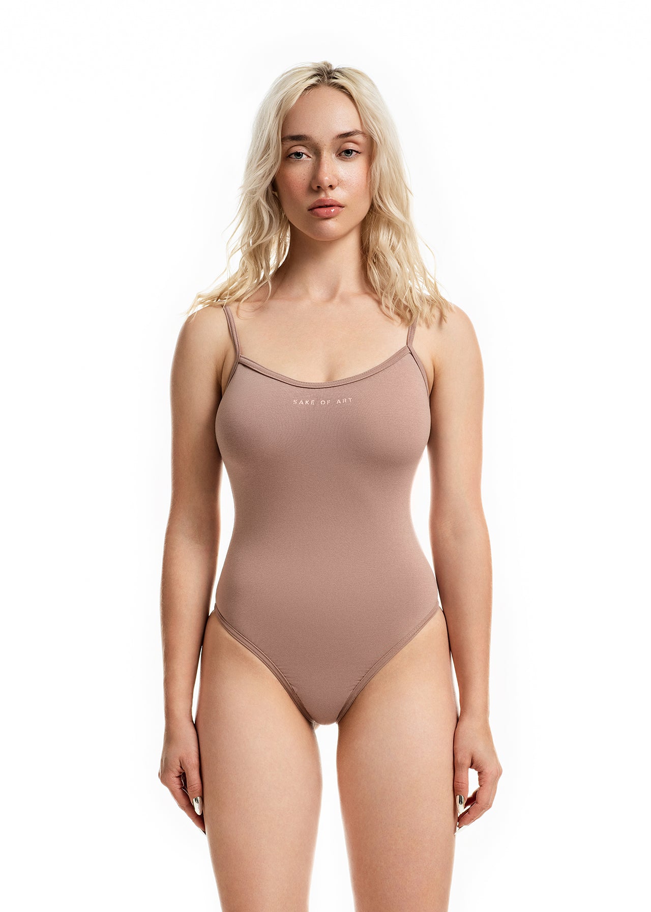 Taupe Viscose Bodysuit