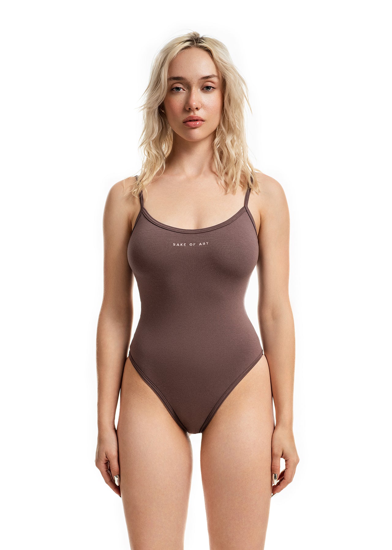 Mocha Viscose Bodysuit