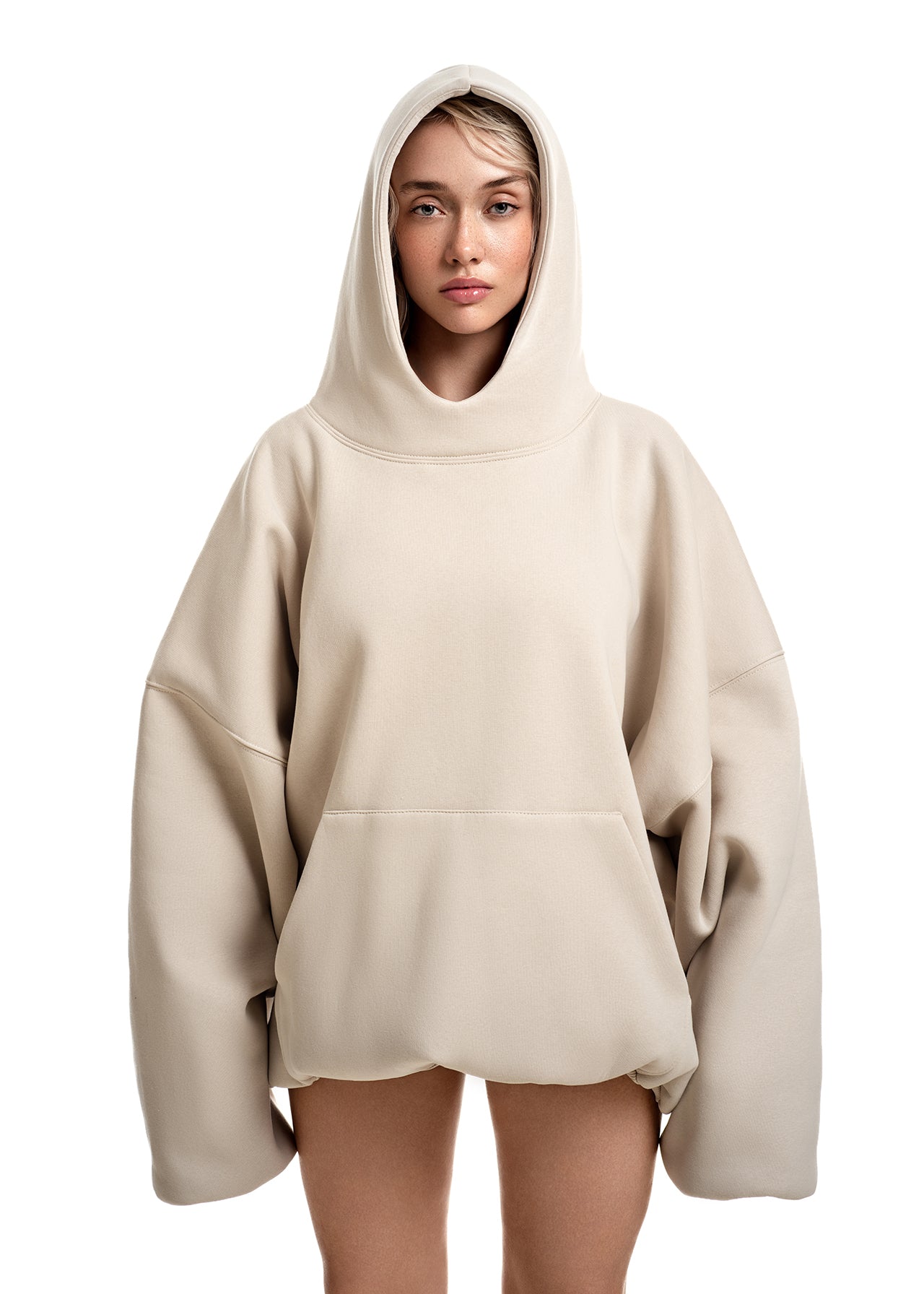 SAKE OF ART Giant Hoodie – Beige Edition
