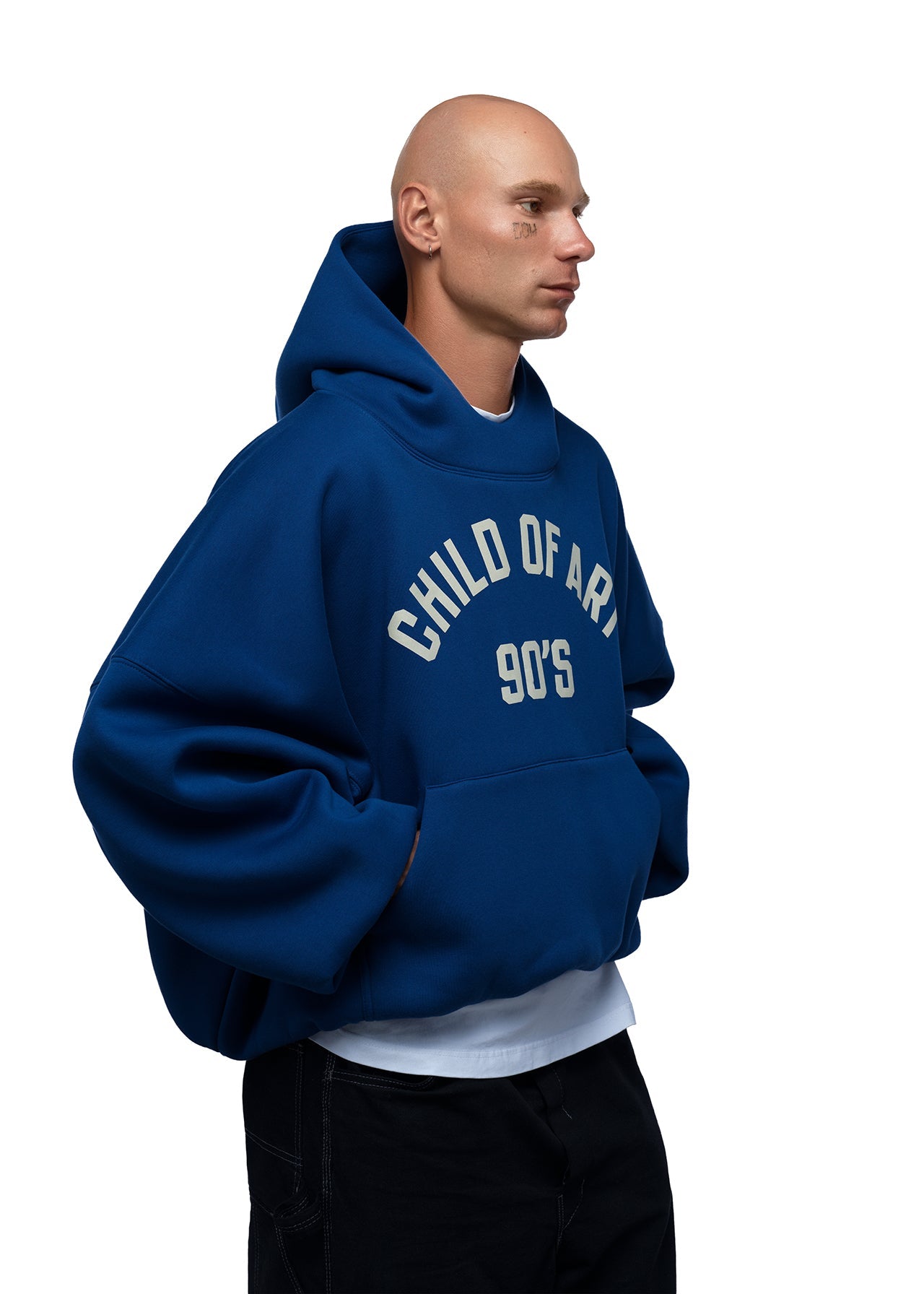 CHILD OF ART 90's Hoodie — Blue