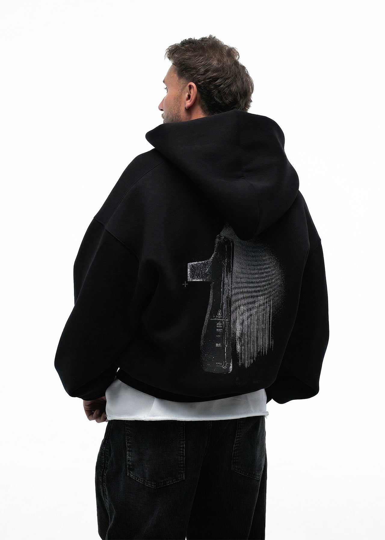 The One Zip Hoodie — Black