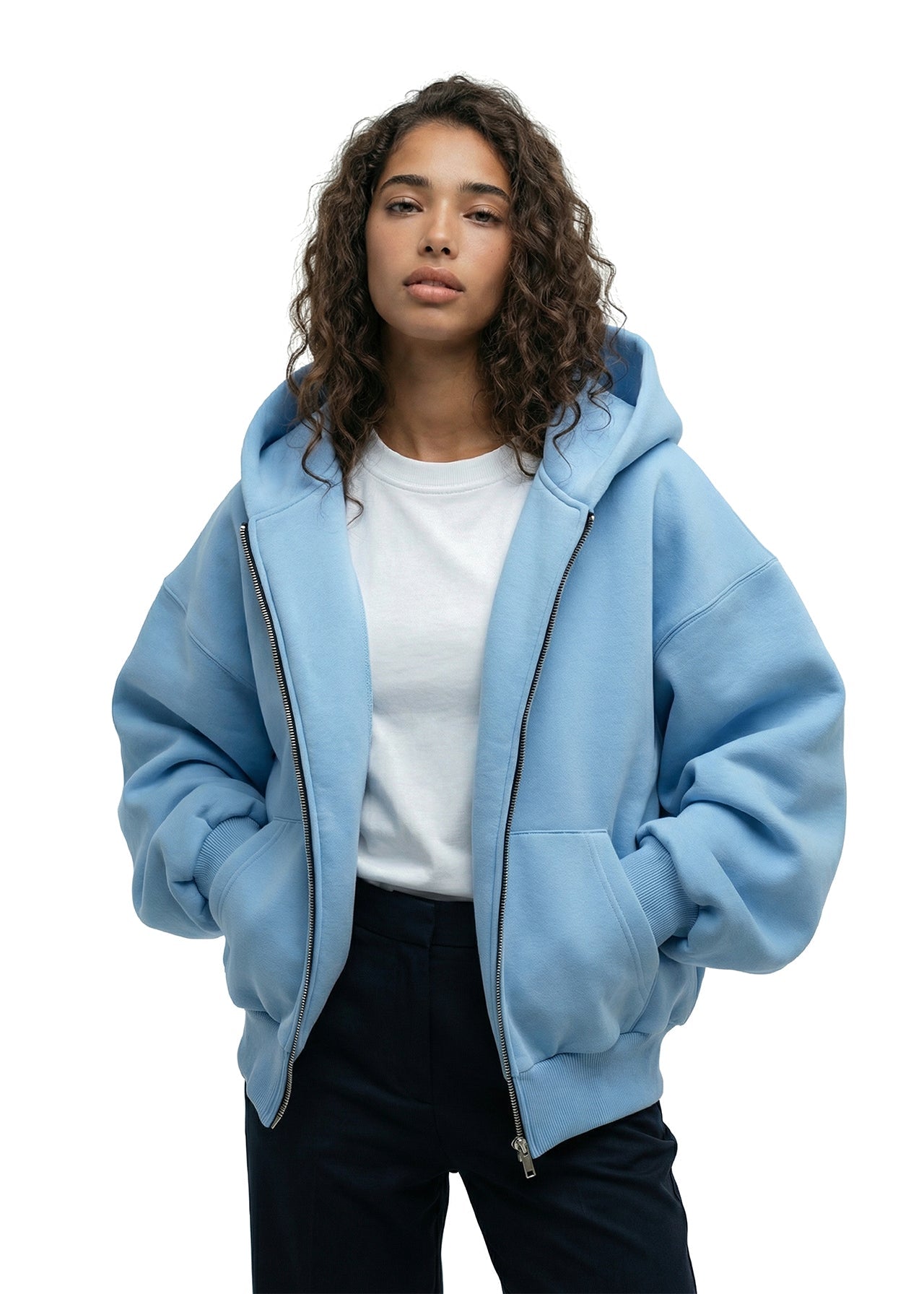 The One zip hoodie — Blue