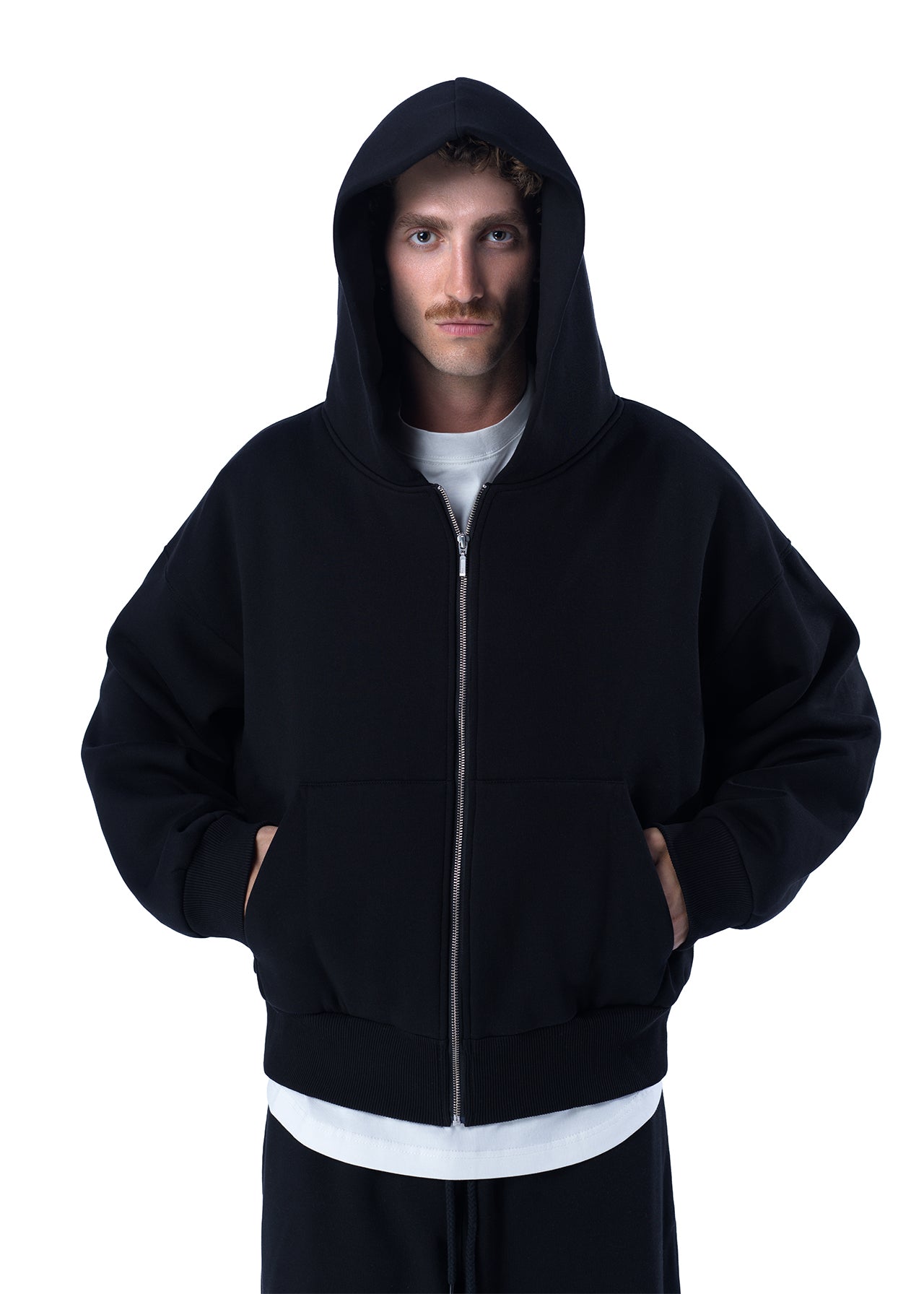 SOA Zip Hoodie — Black