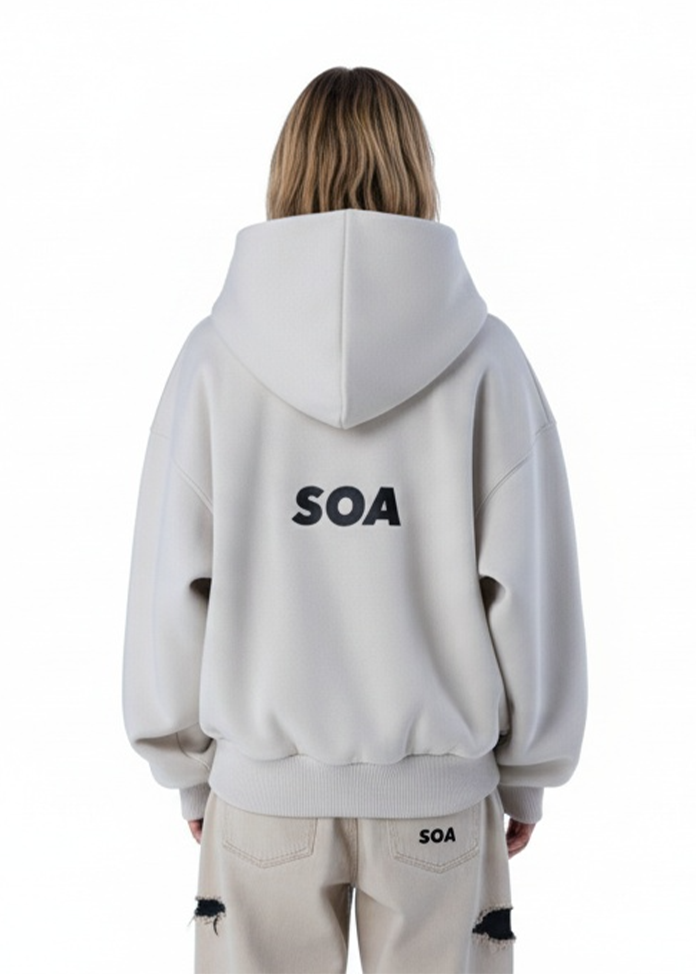 SOA Hoodie — Beige Core Edition