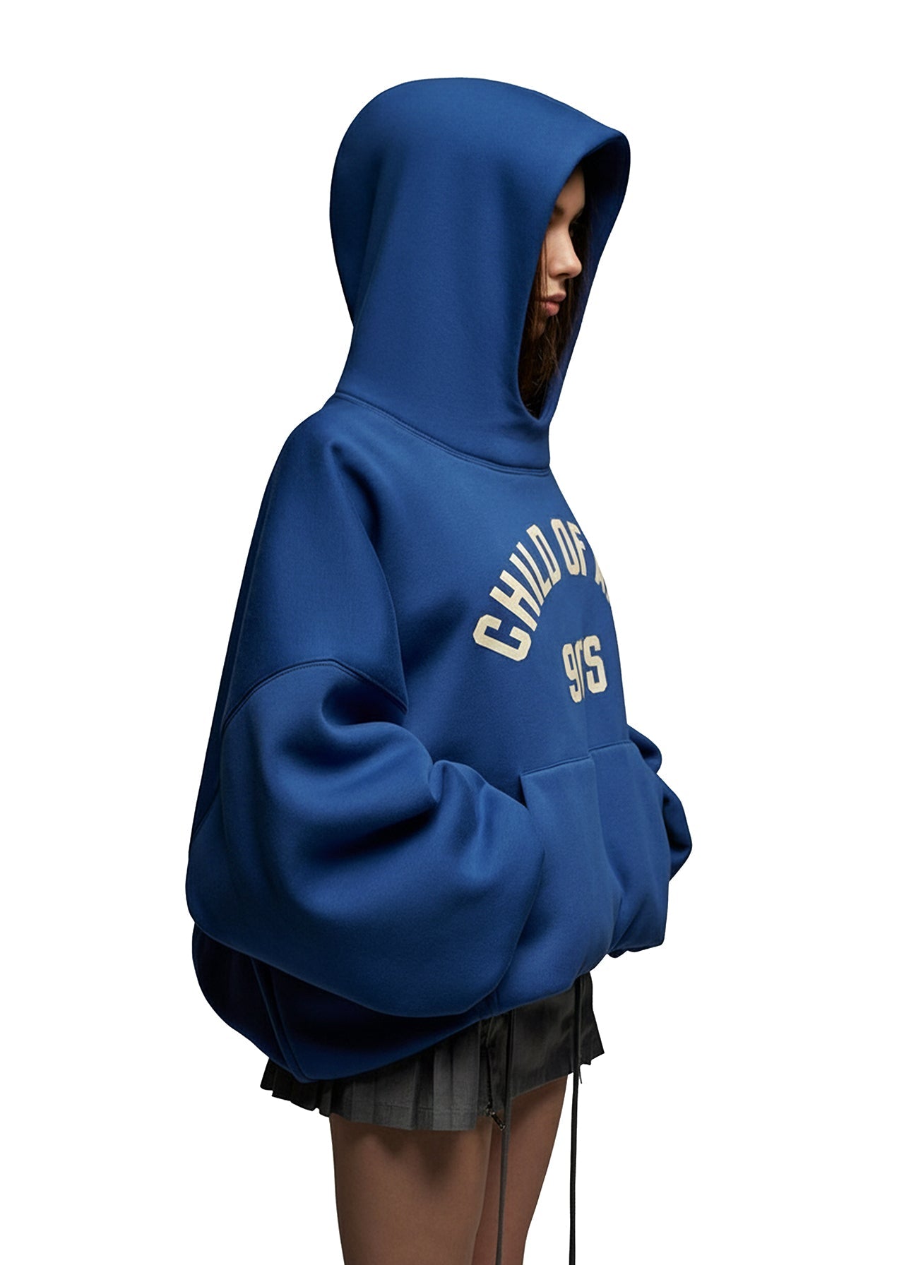CHILD OF ART 90's Hoodie — Blue