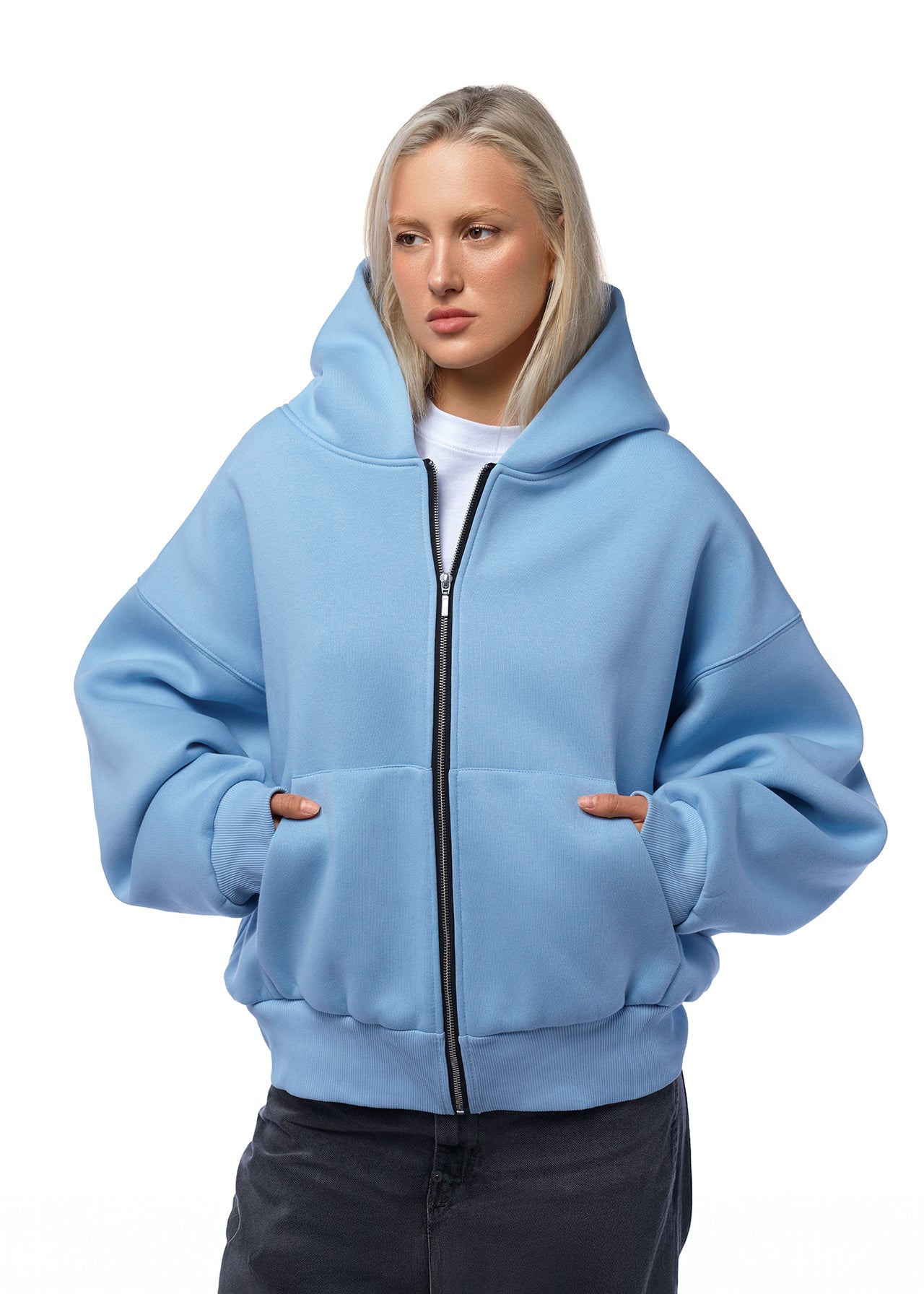 SOA Zip Hoodie — Blue