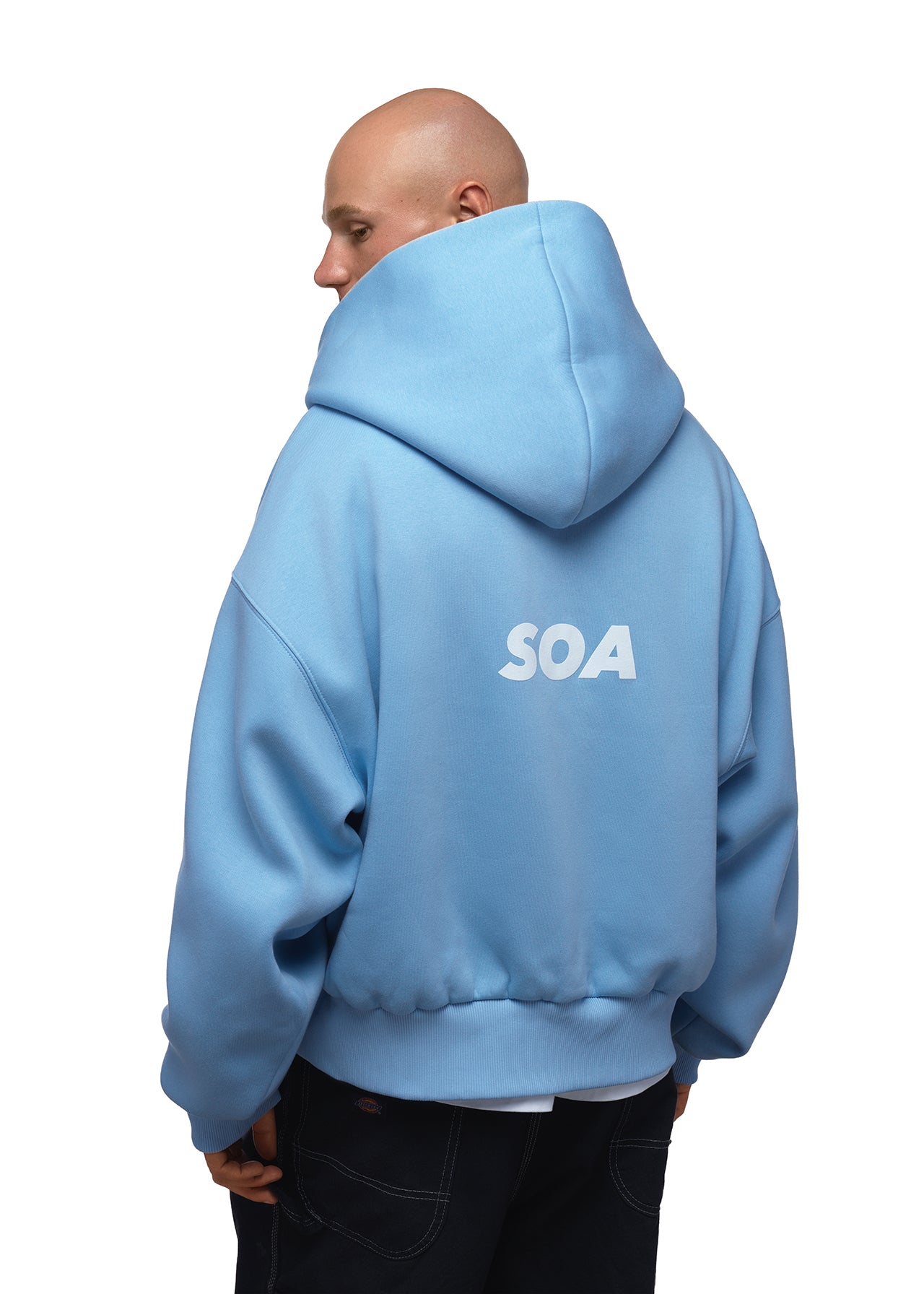 SOA Zip Hoodie — Blue